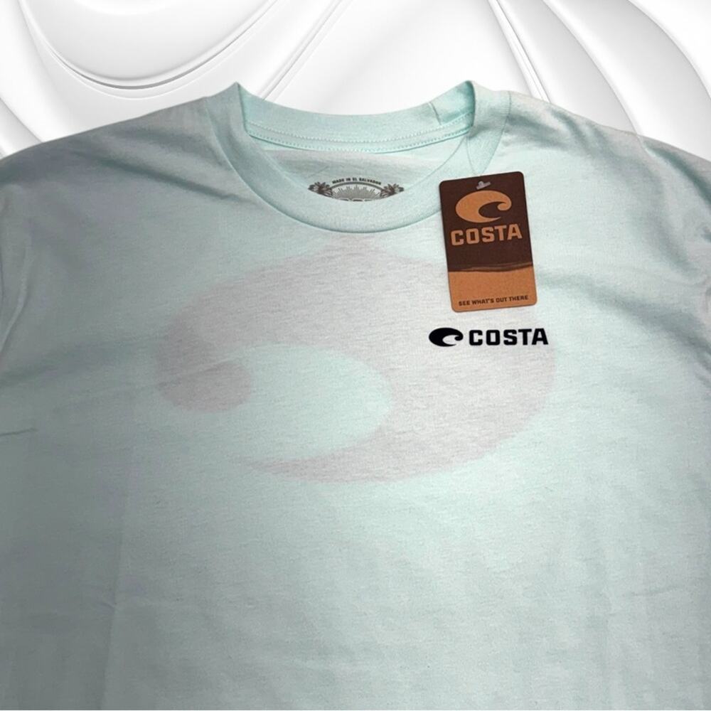 COSTA Men’s Medium Blue Short Sleeve T-shirt